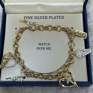 Gratitude & Grace bracelet Watch Over Me Fine Silver  Plated